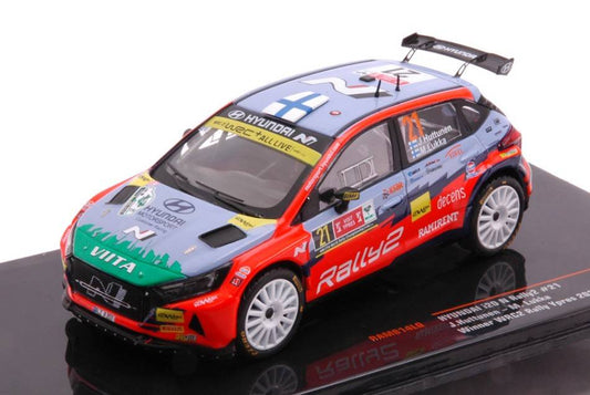 MODELLINO IN SCALA COMPATIBILE CON HYUNDAI i20 N RALLY 2 N.21 RALLY YPRES 2021
HUTTUNEN/LUKKA 1:43 IXO MODEL RAM814LQ