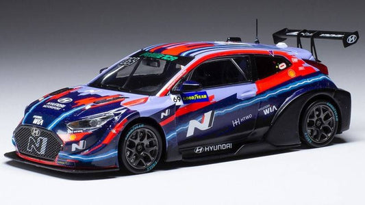 MODELLINO IN SCALA COMPATIBILE CON HYUNDAI VELOSTER N ETCR N.69 HYUNDAI MOTORSP.ETCR PAU 2021 VERNAY 1:43 IXO MODEL GTM161CLQ