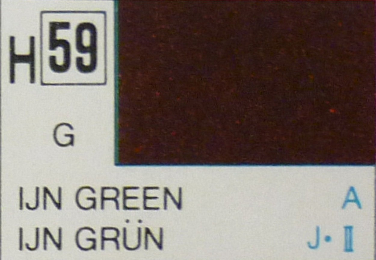 COLORI MODELLISMO IJN GREEN GLOSS ml 10 Pz.6 GUNZE GU0059