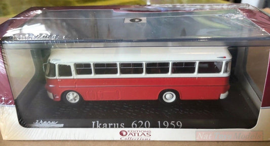 SCALE MODEL COMPATIBLE WITH Ikarus 620 1959 Classic Coaches Bus Collection 1:72 Atlas DIE CAST