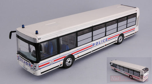 MODELE REDUIT COMPATIBLE AVEC IRISBUS CITELIS 2008 POLICE NATIONALE TRANSPORTS INTERPELLES 1:43 NOREV NV530205