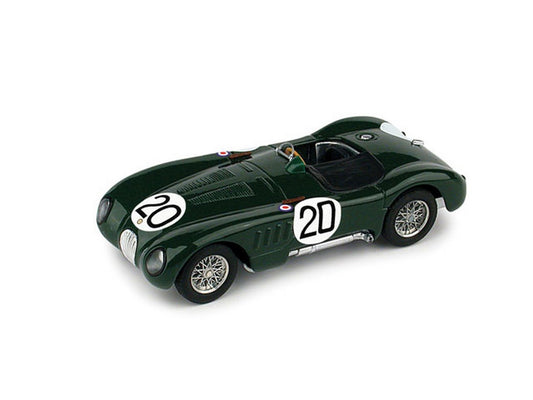 MODELLINO IN SCALA COMPATIBILE CON JAGUAR C N.20 WALKER-WHITEHEAD 1:43 BRUMM BM0356