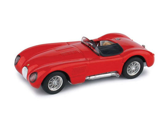 MODELLINO IN SCALA COMPATIBILE CON JAGUAR C TYPE STRADALE 1953 RED 1:43 BRUMM BM0360-05