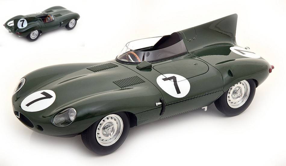 MODELLINO IN SCALA COMPATIBILE CON JAGUAR D-TYPE (LN) N.7 LM 1955 ROLT-HAMILTON 1:18 CMR CLASSIC MODEL REPLICARS CMR194