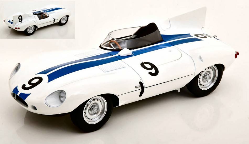 MODELLINO IN SCALA COMPATIBILE CON JAGUAR D-TYPE (LN) N.9 LM 1955 SPEAR-WALTERS 1:18 CMR CLASSIC MODEL REPLICARS CMR191