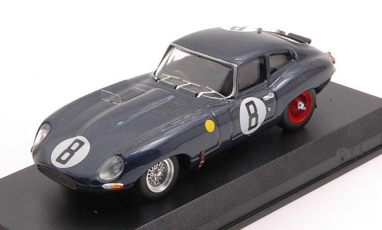 MODELLINO IN SCALA COMPATIBILE CON JAGUAR E N.8 LM 1962 M.CHARLES-J.COUNDLEY 1:43 BEST MODEL BT9161-2