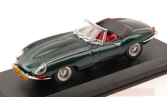 MODELLINO IN SCALA COMPATIBILE CON JAGUAR E SPYDER CANTAGIRO 1962 ADRIANO CELENTANO GREEN MET.1:43 BEST MODEL BT9618