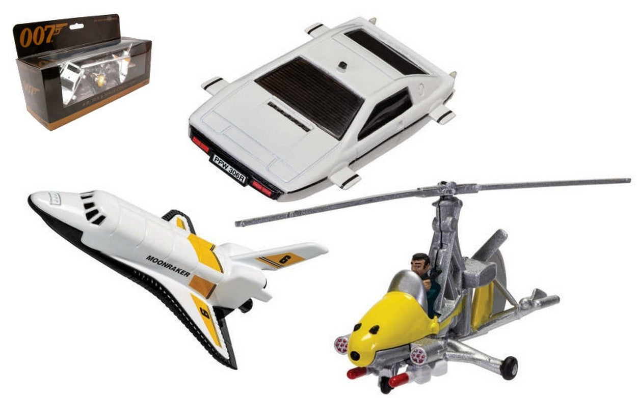 SCALE MODEL COMPATIBLE WITH JAMES BOND SPACE SHUTTLE 90 mm/GYROCOPTER 110 mm/LOTUS ESPRIT 90 mm CORGI TY99283