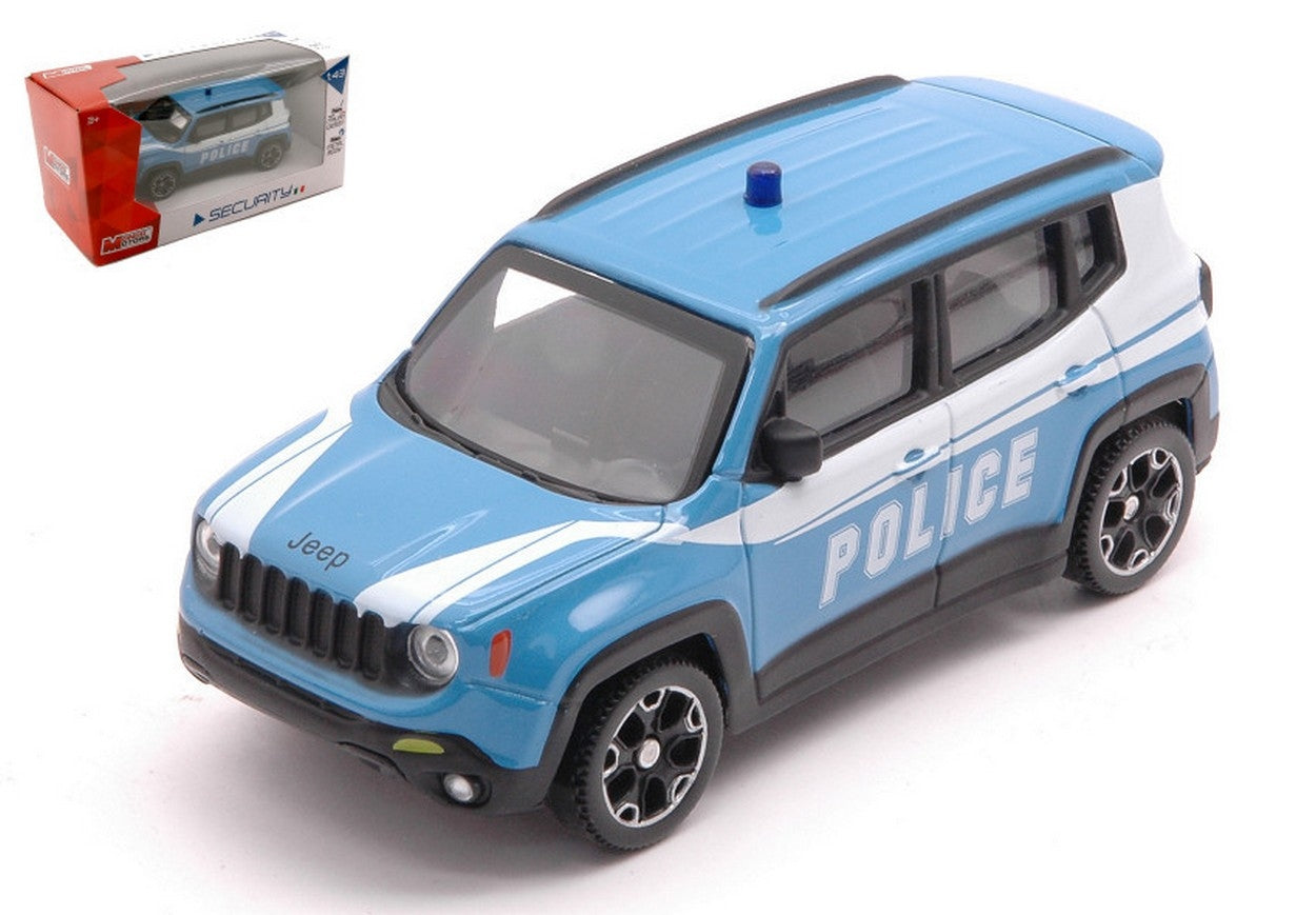 MODELE REDUIT COMPATIBLE AVEC JEEP RENEGADE POLICE 1:43 MONDO MOTORS MM53213POL