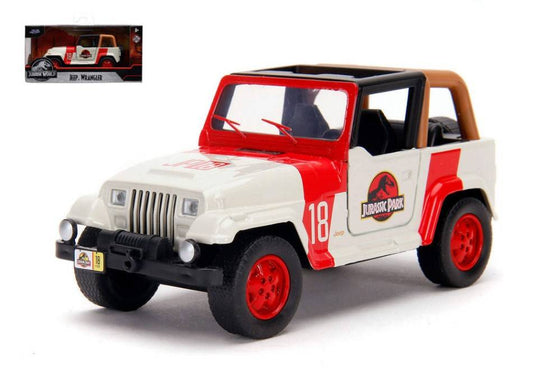 MODELLINO IN SCALA COMPATIBILE CON JEEP WRANGLER JURASSIC PARK 1:32 JADA TOYS JADA52019