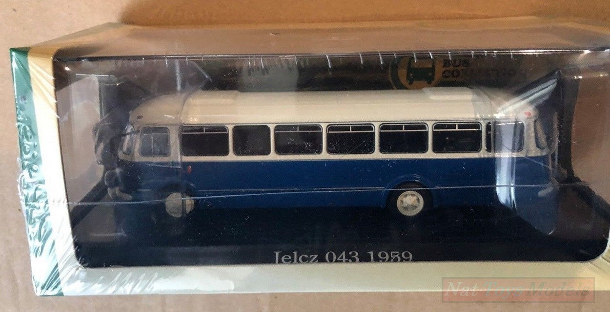 modellino IN SCALA COMPATIBILE CON Jelcz 043 1959 Classic Coaches Bus Collection 1:72 Atlas  DIE CAST