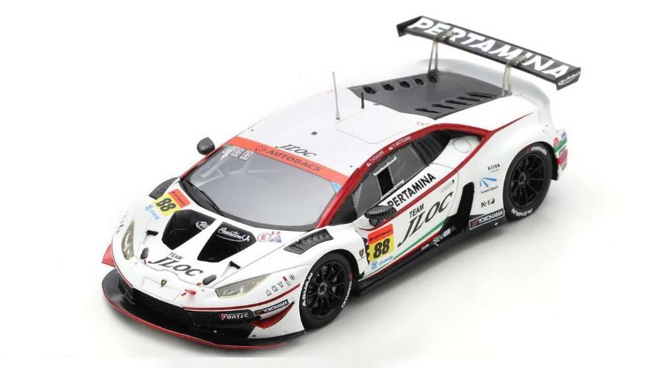 MODELLINO IN SCALA COMPATIBILE CON JLOC LAMBORGHINI GT3 N.88 GT300 SUPER GT 2020 T.KOGURE-A.COUTO 1:43 SPARK MODEL SGT007