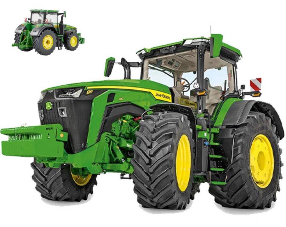 MODELLINO IN SCALA COMPATIBILE CON JOHN DEERE 8R 410 PRESTIGE COLLECTION 1:32 BRITAINS LC43288