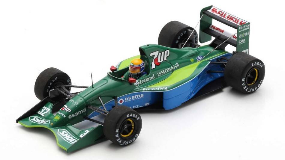 SCALE MODEL COMPATIBLE WITH JORDAN 191 ROBERTO MORENO 1991 N.32 ITALIAN GP 1:43 SPARK MODEL S8080