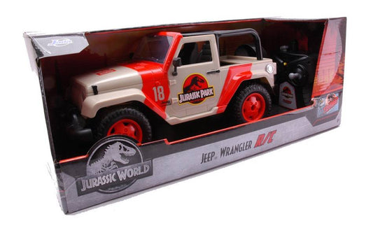 SCALE MODEL COMPATIBLE WITH JURASSIC WORLD JEEP RADIOCONTROL 1:16 JADA TOYS JADA253256000