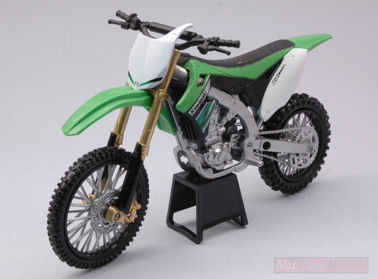 SCALE MODEL COMPATIBLE WITH KAWASAKI CROSS KX 450 F 1:12 NEW RAY NY57703K