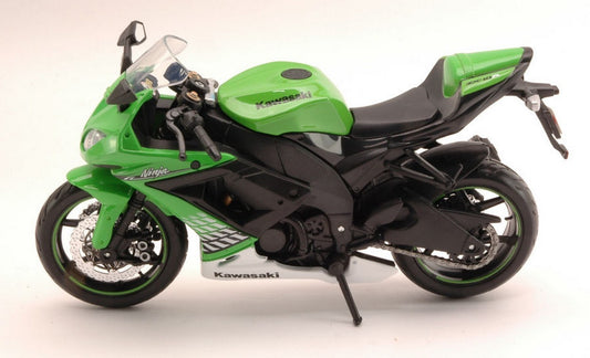 SCALE MODEL COMPATIBLE WITH KAWASAKI NINJA ZX-10 R 2010 GREEN 1:12 MAISTO MI10011G