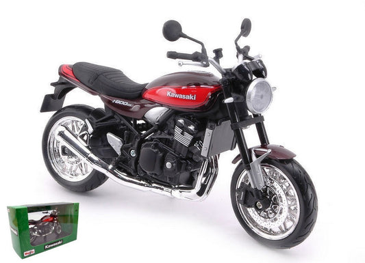 SCALE MODEL COMPATIBLE WITH KAWASAKI Z900RS BROWN/RED 1:12 MAISTO MI32707