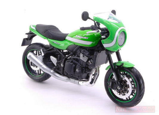 MODELLINO IN SCALA COMPATIBILE CON KAWASAKI Z900RS CAFE GREEN 1:12 MAISTO MI18989G