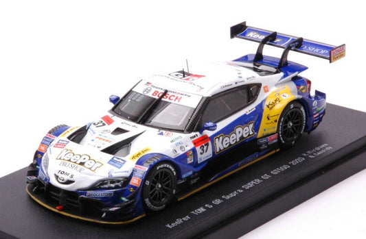 MODELLINO IN SCALA COMPATIBILE CON KeePer TOM'S GR SUPRA N.37 SUPER GT500 2020 R.HIRAKAWA-N.CASSIDY 1:43 EBBRO EB45760