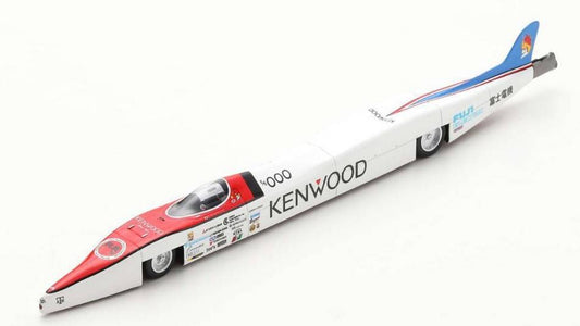 MODELLINO IN SCALA COMPATIBILE CON KENWOOD ELECTRIC RECORD CAR 1:43 BIZARRE B1076