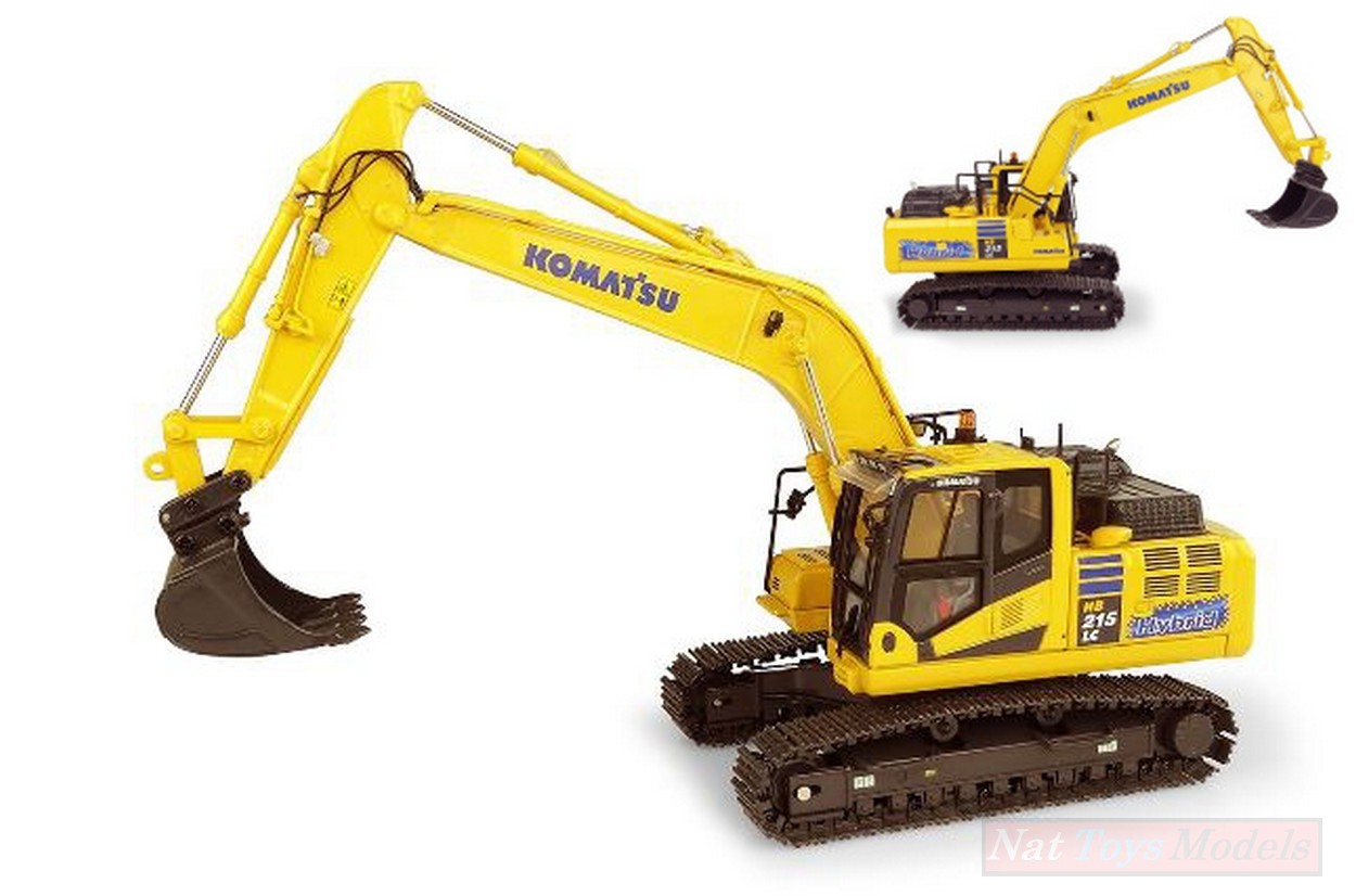 MODELE REDUIT COMPATIBLE AVEC KOMATSU HB 215 LC3 HYBRID 1:50 UNIVERSAL HOBBIES UH8135