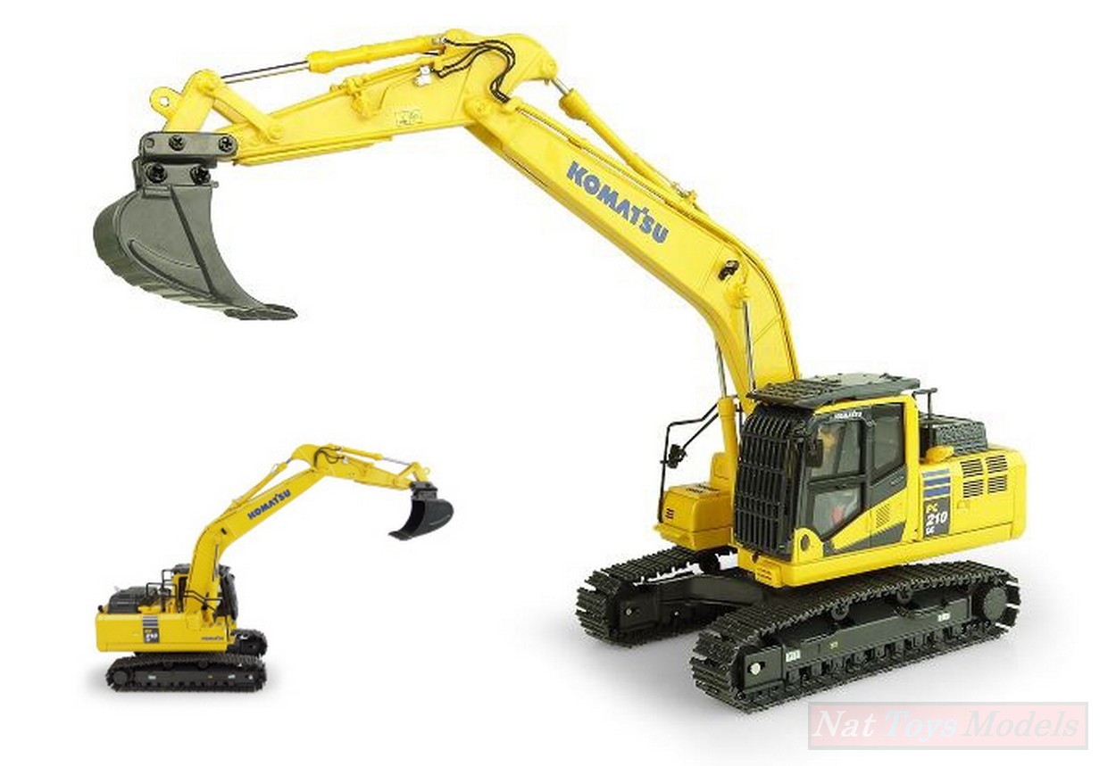 MODELLINO IN SCALA COMPATIBILE CON KOMATSU PC210 LC-11 1:50 UNIVERSAL HOBBIES UH8122