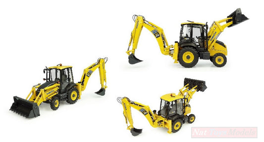 SCALE MODEL COMPATIBLE WITH KOMATSU WB93R-8 1:50 UNIVERSAL HOBBIES UH8142