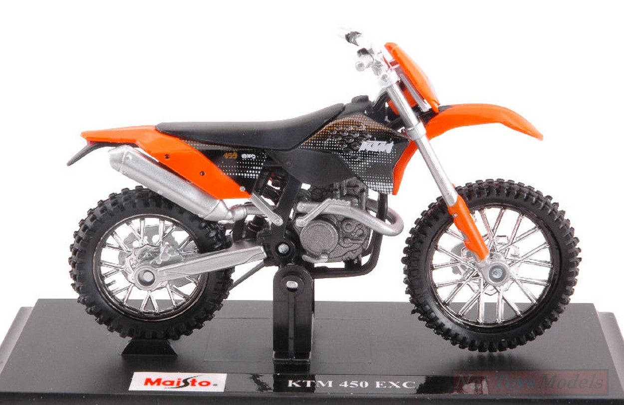 SCALE MODEL COMPATIBLE WITH KTM 450 EXC 1:18 MAISTO MI09267B