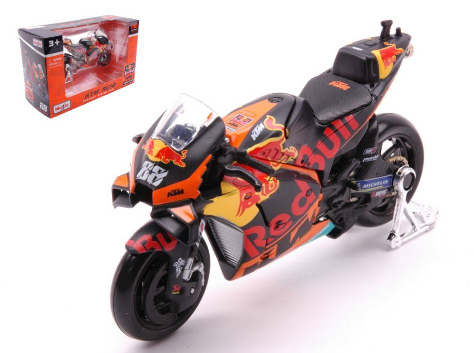 MODELLINO IN SCALA COMPATIBILE CON KTM RC16 FACTORY RACING MOTOGP 2021 N.88 MIGUEL OLIVEIRA 1:18 MAISTO MI36371O