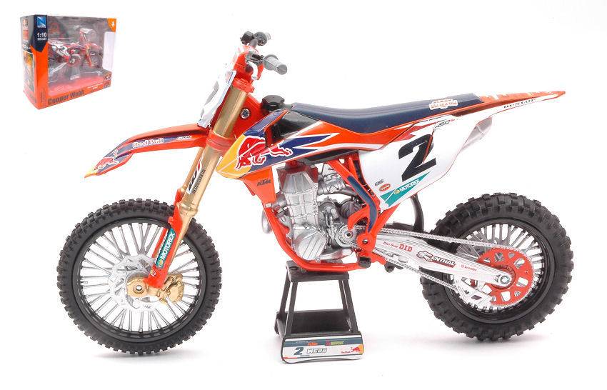 SCALE MODEL COMPATIBLE WITH KTM RED BULL RACING TEAM N.2 COOPER WEBB 1:10 NEW RAY NY58213