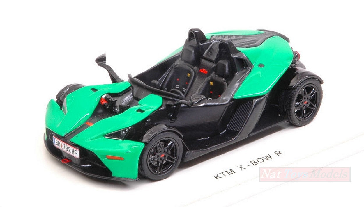 MODELLINO IN SCALA COMPATIBILE CON KTM X-BOW (BALESTRA) R 2007 GREEN/BLACK 1:43 SPARK MODEL S5665