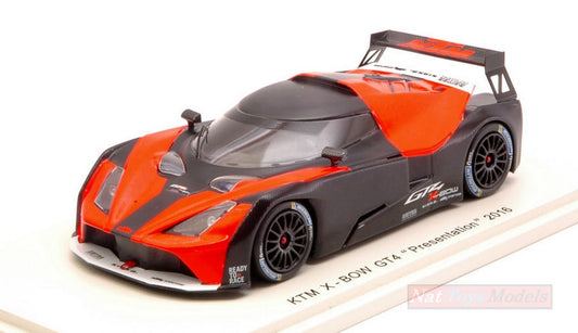 SCALE MODEL COMPATIBLE WITH KTM X-BOW GT4 PRESENTATION 2016 1:43 SPARK MODEL S5660