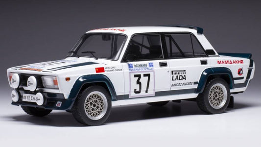 SCALE MODEL COMPATIBLE WITH LADA 2105 VFTS N.37 RALLY ACROPOLIS 1983 OHU/DIENER 1:18
 IXO MODEL 18RMC145