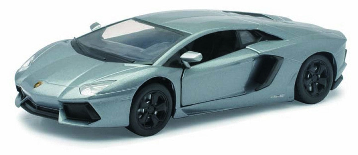 MODELLINO IN SCALA COMPATIBILE CON LAMBORGHINI AVENTADOR LP700-4 SILVER 1:24 NEW RAY NY71256S