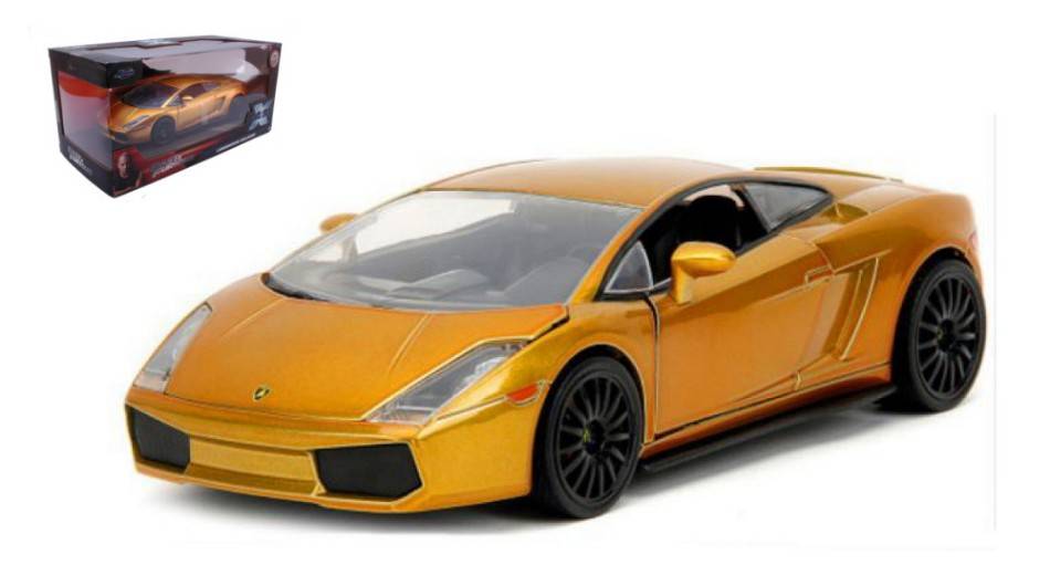 MODELLINO IN SCALA COMPATIBILE CON LAMBORGHINI GALLARDO "FAST & FURIOUS X" 2023 GOLD 1:24 JADA TOYS JADA253203089