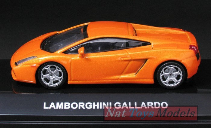 SCALE MODEL COMPATIBLE WITH Lamborghini Gallardo Orange DIE CAST 1:64 AUTOART