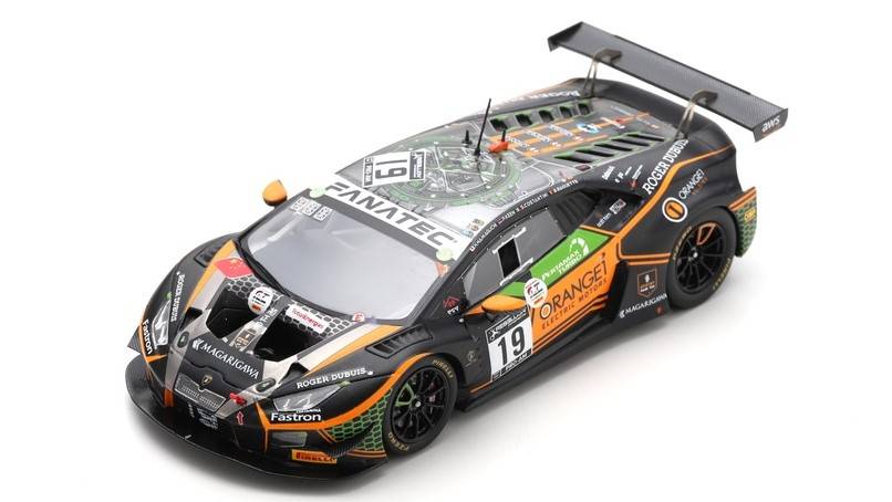 SCALE MODEL COMPATIBLE WITH LAMBORGHINI HURACAN GT3 N.19 SPA 2021 BAGUETTE-COSTANTINI-KEEN-HAMA1:43 SPARK MODEL SB472