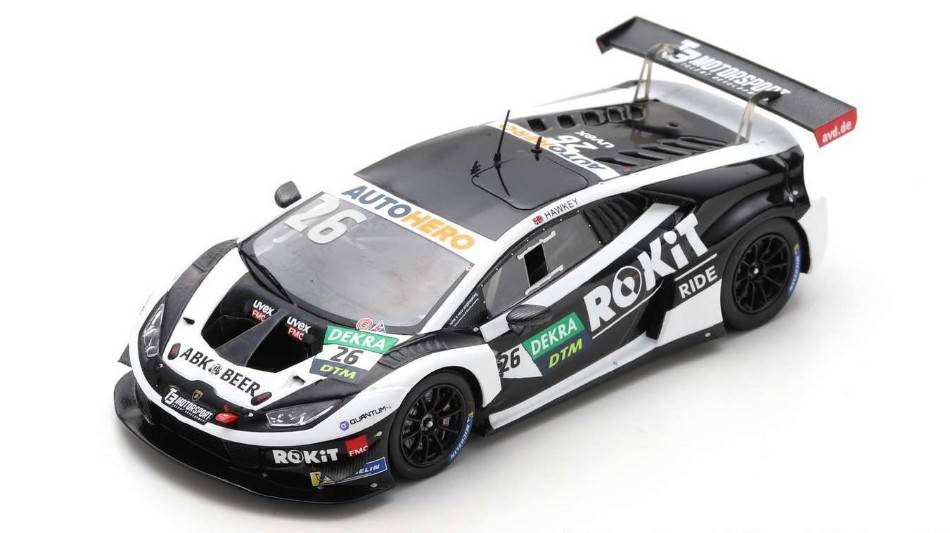 MODELLINO IN SCALA COMPATIBILE CON LAMBORGHINI HURACAN GT3 N.26 DTM 2021 ESMEE HAWKEY 1:43 SPARK MODEL SG800