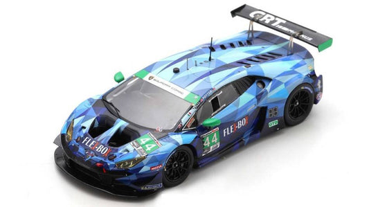 MODELLINO IN SCALA COMPATIBILE CON LAMBORGHINI HURACAN GT3 N.44 2nd GTD CLASS 24 H DAYTONA 2020 LALLY-POTTE SPARK MODEL US124