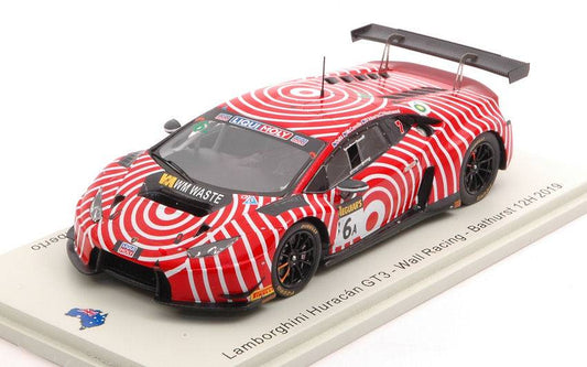 SCALE MODEL COMPATIBLE WITH LAMBORGHINI HURACAN GT3 N.6 12 H BATHURST 2019 DEITZ-WESTWOOD-D'ALB.1:43 SPARK MODEL AS056