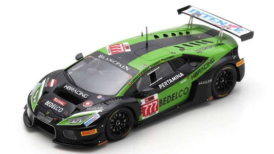 MODELLINO IN SCALA COMPATIBILE CON LAMBORGHINI HURACAN N.777 24 H SPA 2017 DELHEZ-VANNELET-ZARNELLA-ST.1:43 SPARK MODEL SB303