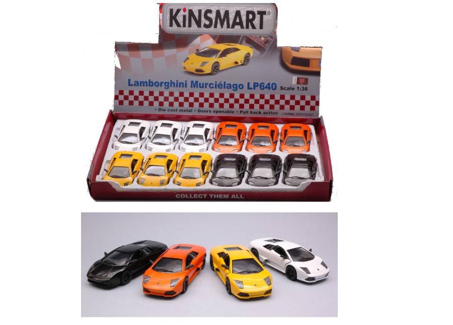 SCALE MODEL COMPATIBLE WITH LAMBORGHINI MURCIELAGO LP640 2012 12 cm KINSMART KT5317D