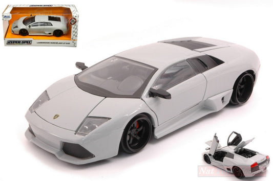 MODELLINO IN SCALA COMPATIBILE CON LAMBORGHINI MURCIELAGO LP640 2017 GLOSSY GREY 1:24 JADA TOYS JADA32274