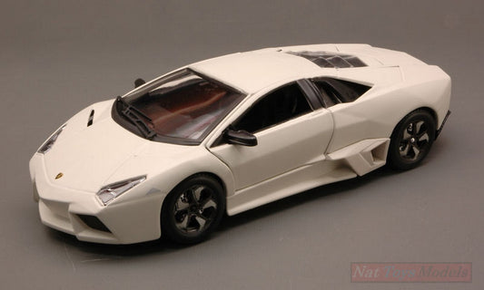 SCALE MODEL COMPATIBLE WITH LAMBORGHINI REVENTON 2007 WHITE 1:24 BURAGO BU21041W