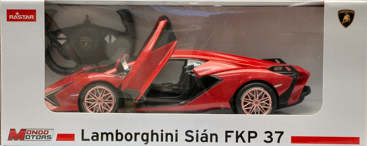 SCALE MODEL COMPATIBLE WITH LAMBORGHINI SIAN RED RADIO CONTROL 1:14 MONDO MOTORS MM63661R