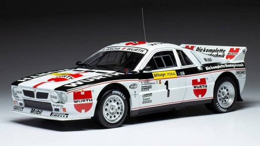 SCALE MODEL COMPATIBLE WITH LANCIA 037 RALLY N.1 RALLY DEUTSCHLAND 1983 ROHRL/GEISTDORFER 1:18
 IXO MODEL 18RMC117