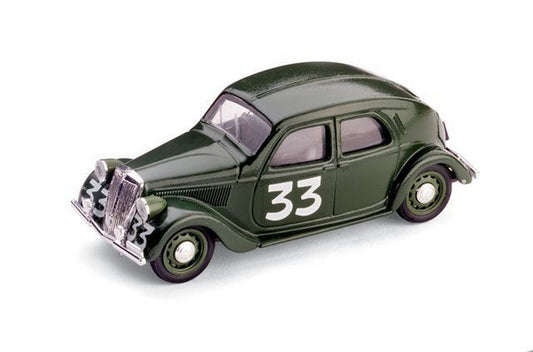 SCALE MODEL COMPATIBLE WITH LANCIA APRILIA N.33 DISQUALIFIED MILLE MIGLIA 1947 MORONI-REYNALDI 1:43 BRUMM BM0061