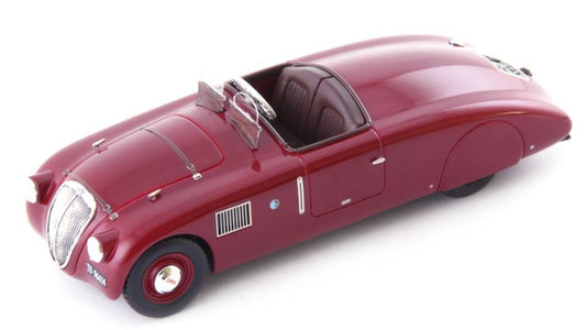 MODELLINO IN SCALA COMPATIBILE CON LANCIA APRILIA SPORT ZAGATO 1937 RED 1:43 AUTOCULT ATC04036