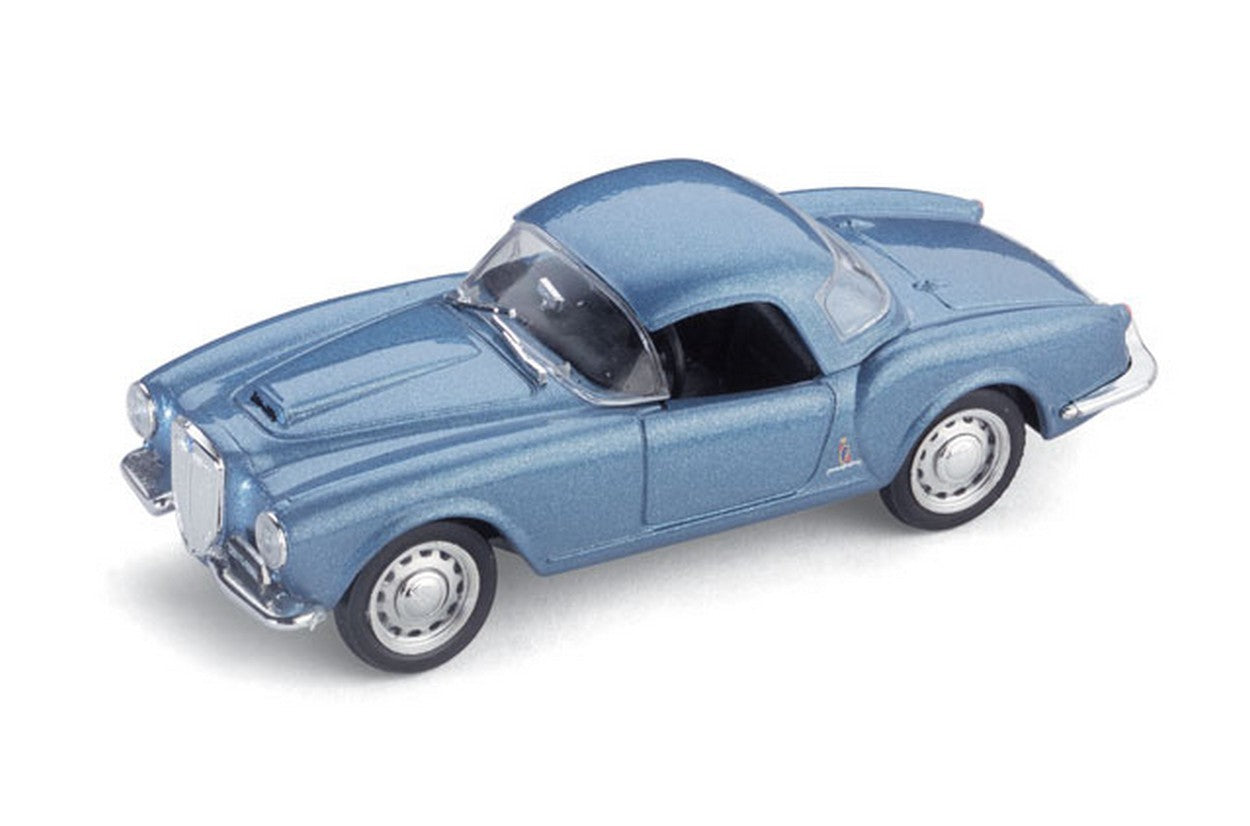 MODELLINO IN SCALA COMPATIBILE CON LANCIA AURELIA B 24 SPIDER HARD TOP 1955 BLU METALLIZZATO 1:43 BRUMM BM0315-03